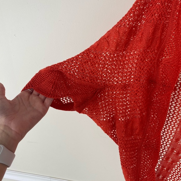 NWT Jon & Anna Knit Cardigan Orange - Picture 6 of 6